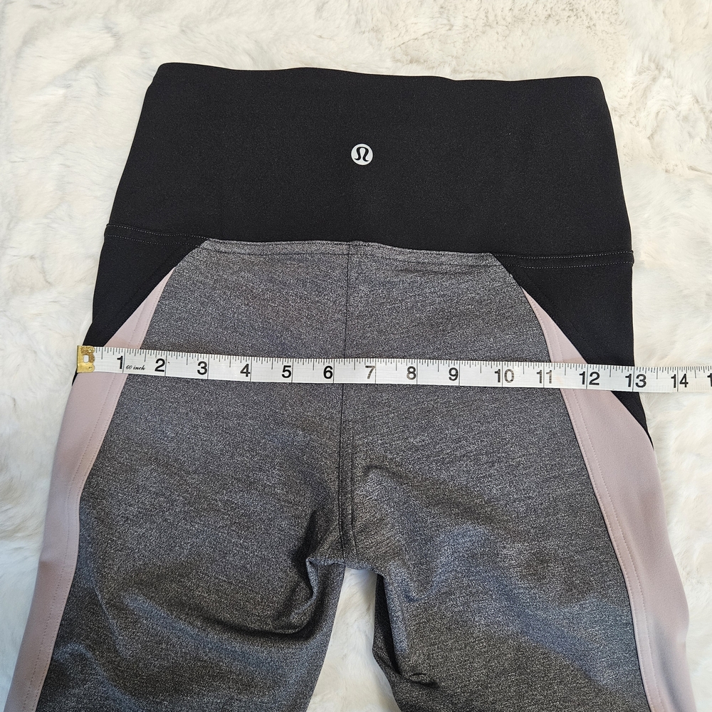 Lululemon Athletica Gray and Black Leggings - Picture 2 of 14